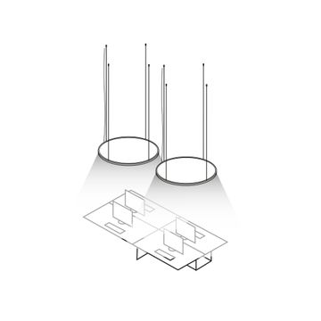 LUNA hanging lamp by Andcosta - view 6