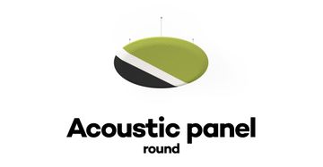 mute acoustic panel round P1500 by Andcosta - view 5