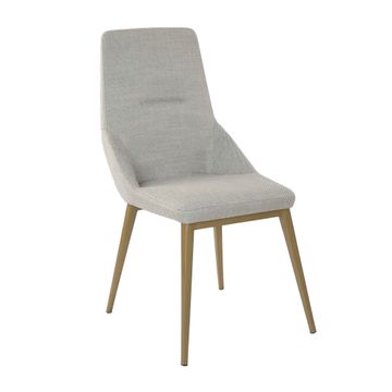 Chair fabric grey claro by Angel Cerdá