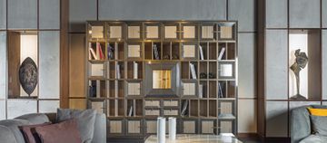Bookcases W1393 by Annibale Colombo