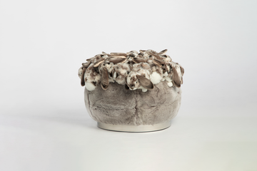 Mini pouf rex fluffy balls by APcollection srl