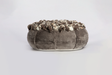 Pouf Xl Rex Fluffy Ball by APcollection srl