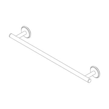 INstile porta asciugamano 450 mm ottone by AQUAELITE