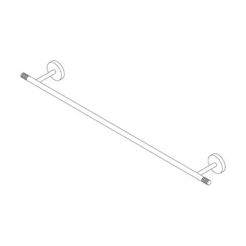 Kino porta asciugamano 450 mm inox 316L by AQUAELITE