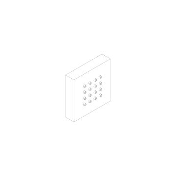Getto laterale fisso 65×65 mm by AQUAELITE