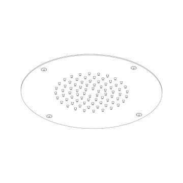 Soffione a incasso a controsoffitto ø 300 mm by AQUAELITE