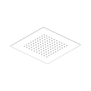 Soffione a pioggia 300×300 mm // h. 2 mm by AQUAELITE