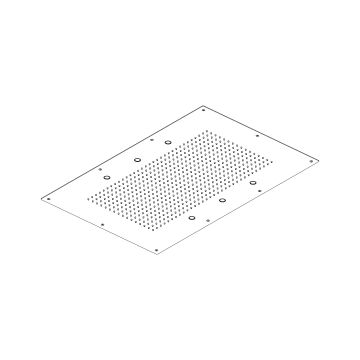 Soffione incasso a controsoffitto 850×540 mm by AQUAELITE