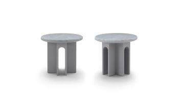 Arcolor small tables, seat system by Arflex
