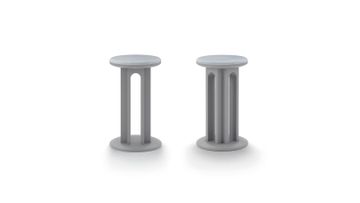 Arcolor small tables, seat system by Arflex