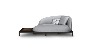 Bonsai sofa, small table by Arflex