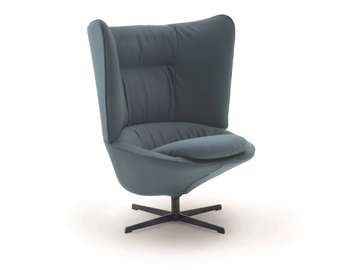 LADLE HIGH - Upholstered fabric armchair high-back by Arflex - view 2