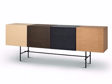 RUBYCON - Wooden sideboard with doors by Arflex - view 3