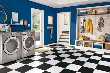 Alterna | D4101Solid Colors Engineered Tile - Betcha Black by Armstrong Flooring - view 3