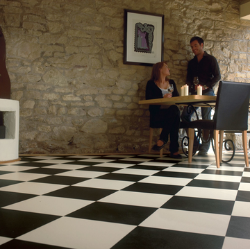 CushionStep | B3130Philmont Vinyl Sheet - Black/White by Armstrong Flooring - view 3