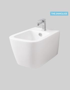 A16 Wall Hung Bidet Saniglaze by Artceram