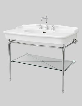 Hermitage Square Structure Consolle Washbasin 112 by Artceram