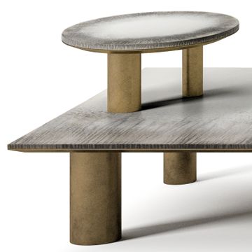 Porfido Contemporary Coffee Table by Arte Veneziana - view 3