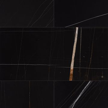 Nero Dorato Marble Tile Honed 12" x 24" x 3/8" Stone Micro-Beveled Edge by Artistictile
