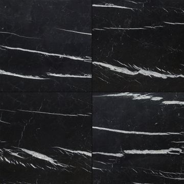 Noir Moon Marble Tile Stone by Artistictile