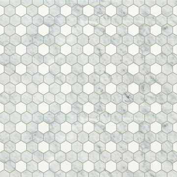 Riverside Drive Hex Grey Mosaic by Artistictile