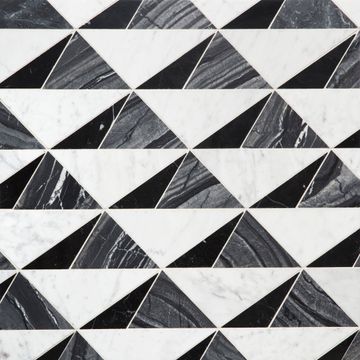 Sail Waterjet Mosaic Stone by Artistictile