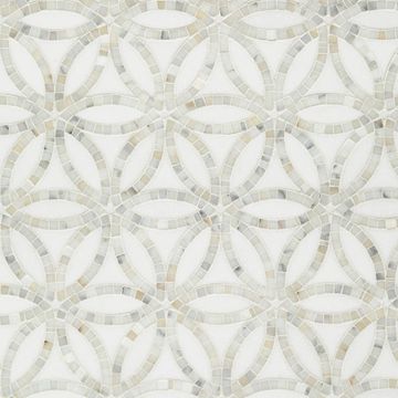Shiraz Bianco Mosaic Polished Stone by Artistictile