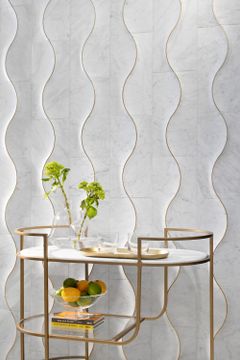 Alison Rose Zephyr Dimensional Tile Stone by Artistictile - view 3