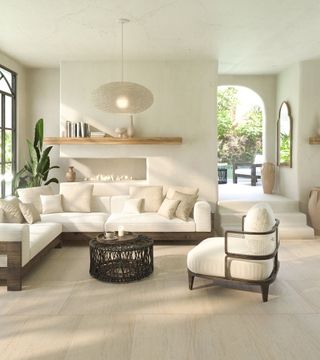 Beaumaniere Limestone Tile Honed 18" x 32" x 9/16" Stone Straight Edge by Artistictile - view 4
