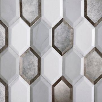 Prime Grey Marble Dimensional Tile Stone Beveled by Artistictile - view 7