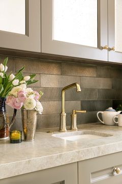 Grand Tour Lumina Antique Silver Limestone Decorative Tile Metallic Stone by Artistictile - view 9