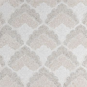 Adena by Lori Weitzner Marble Mosaic Tumbled Stone by Artistictile - view 4