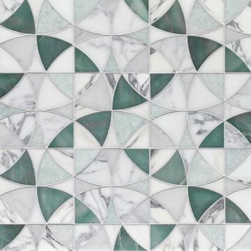 Vitruvius Waterjet Mosaic Stone by Artistictile - view 2