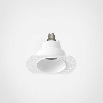 Trimless Slimline Round Fixed Fire-Rated IP65 Matt White by Astro - view 3