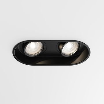 Minima Round Twin Adjustable Matt Black by Astro - view 2
