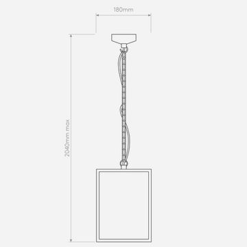 Homefield Pendant 240 Textured Black by Astro - view 6