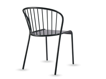 CANNET - Painted metal garden chair by Atipico - view 3