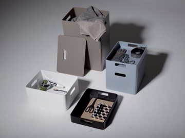 Storage box - Multi-layer wood storage box by Atipico - view 3