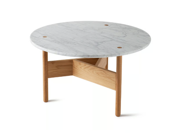 ORBITAL - Round Carrara marble coffee table by Atipico - view 2