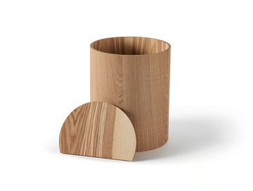 RIVIERA - Engineered wood waste bin by Atipico - view 2