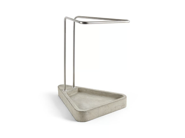 WAITING - Stainless steel and cement umbrella stand by Atipico - view 3