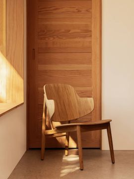 The Penguin Wooden Lounge Chair by Audo Copenhagen
