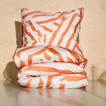 Vibrant apricot pillowcases by Auping - view 5
