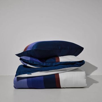 Midnight blue duvet cover by Auping - view 5