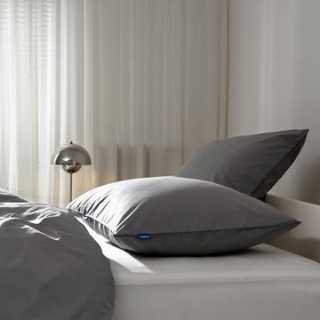 Silent grey pillowcases by Auping - view 2