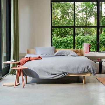 Flannel grey duvet cover by Auping - view 2