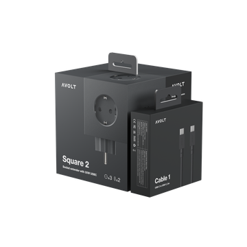 Gift Set | Square 2 + Cable 1 by Avolt