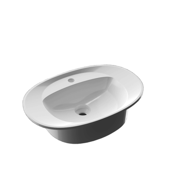 Lavabo appoggio Iride monoforo: Lavabo appoggio in ceramica by Azzurra Ceramica