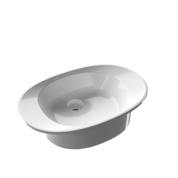 Lavabo appoggio Iride senza foro: Lavabo appoggio in ceramica by Azzurra Ceramica
