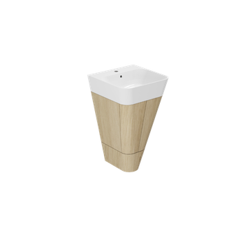 Mobile a terra Finitura Olmo Build: Mobili Bagno by Azzurra Ceramica